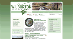 Desktop Screenshot of cityofwilburton.com